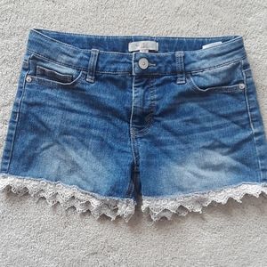 Denim shorts